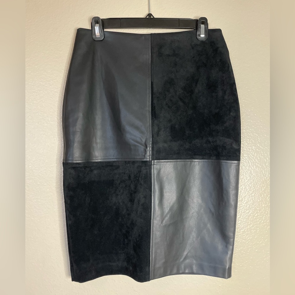 Ivanka Trump Black and Gray Pencil Skirt